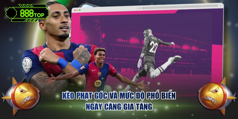 Kèo phạt góc và mức độ phổ biến ngày càng gia tăng